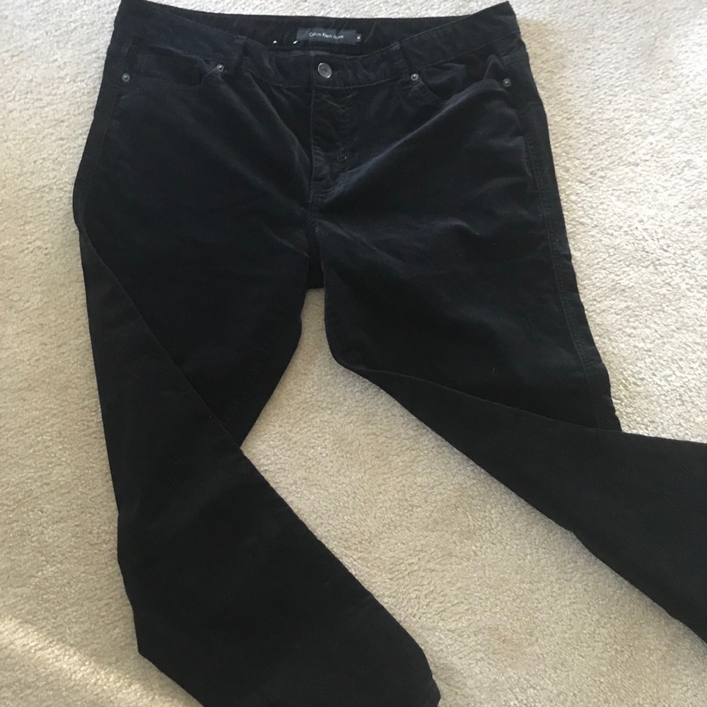 Calvin Klein Jeans, Black velvet denim pants